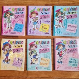 Olivia's Secret Scribbles Book Set - Lot of 6 - Meredith Costain